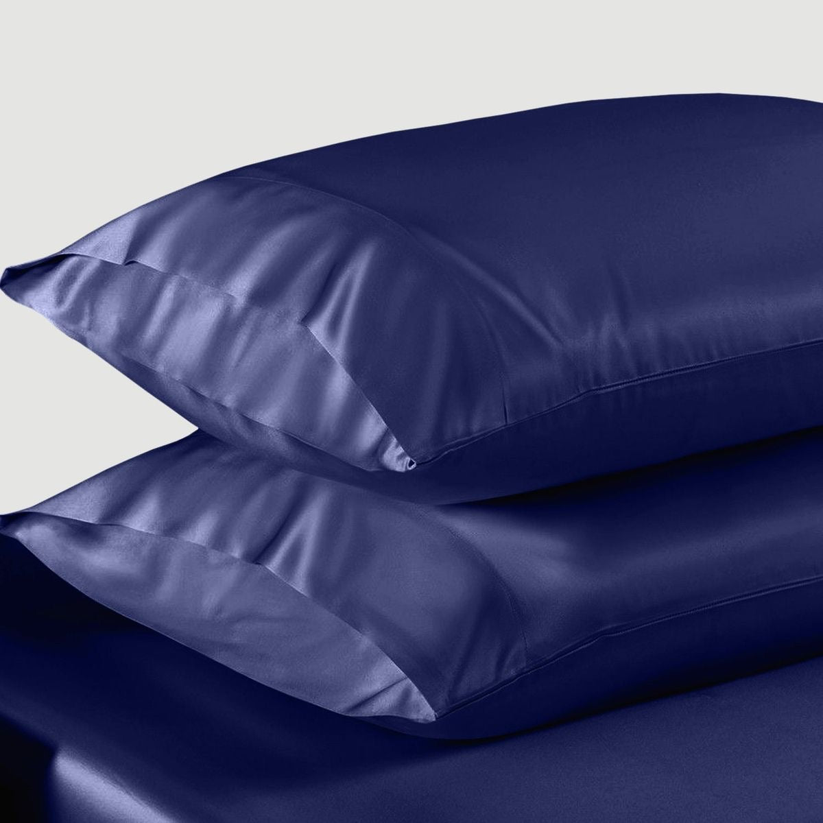 The Mulberry Silk Pillowcase - French Navy