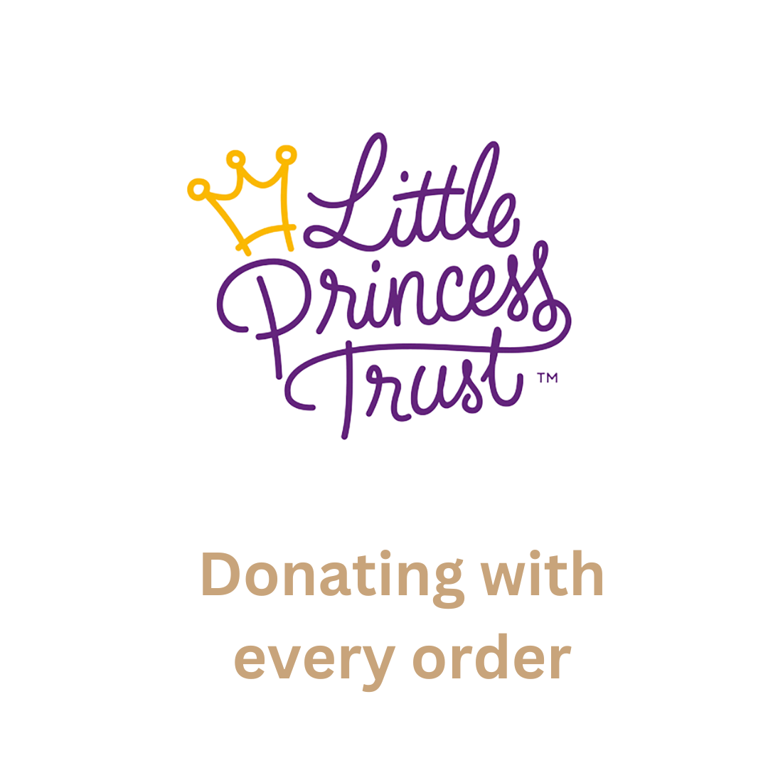 We donate £1 from every order to Little Princess Trust