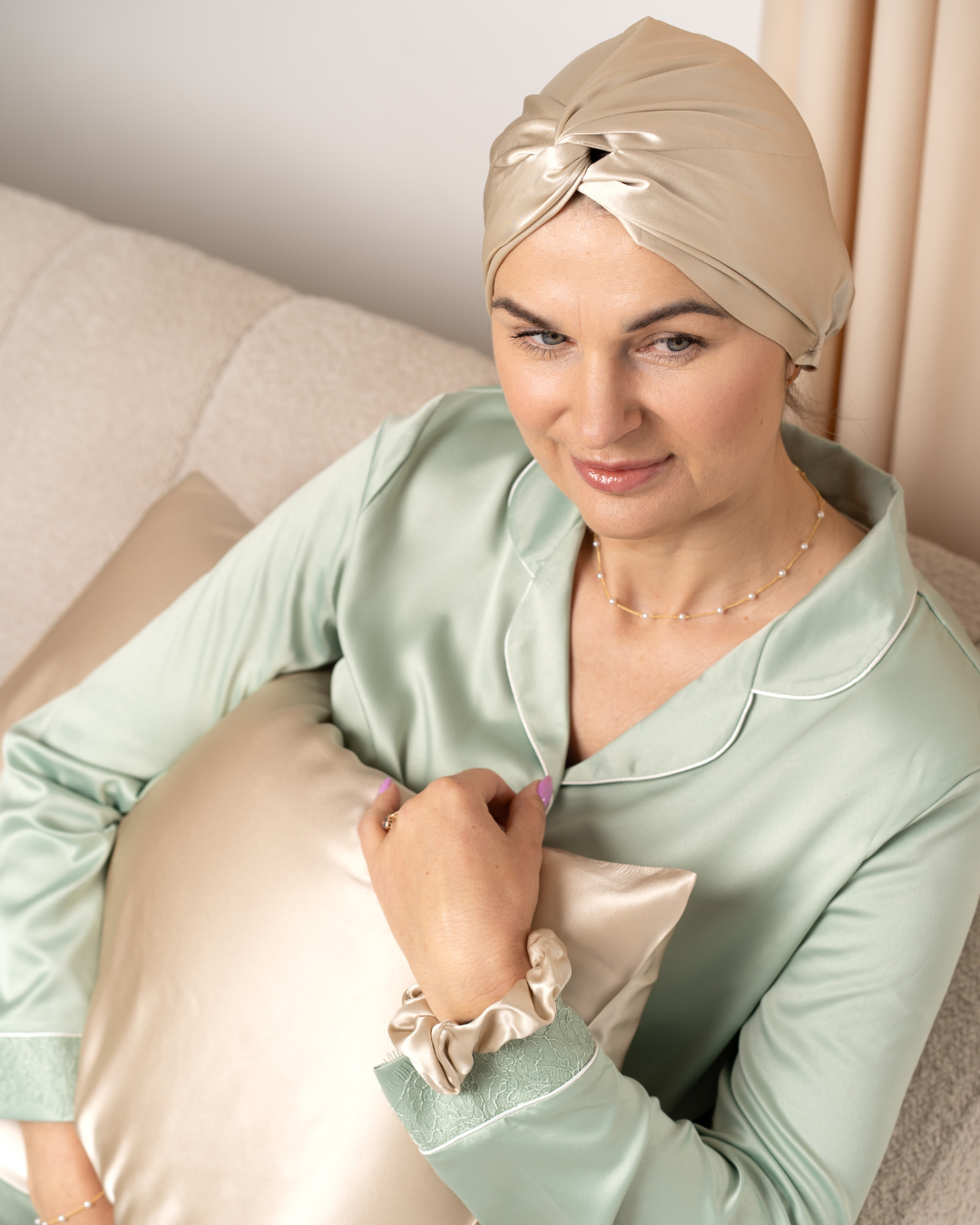The Mulberry Silk Sleep Cap